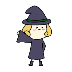 [アレンジ用]丸顔魔女（四女）ハロウィン