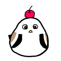 Shimaenaga bird stickers
