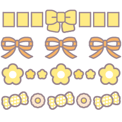Decoration ribbon!!yellow