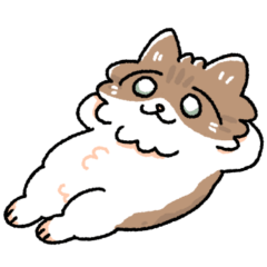 These are stamps of our cat, Mel-chan3