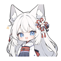 もふもふ狐耳ガールの気まぐれ(SDキャラ)