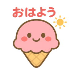 melting ice cream Sticker