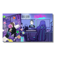 Parallel Singer NAO Sticker -3-