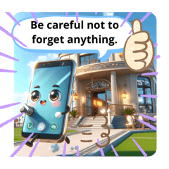 #Be careful not to forget anything