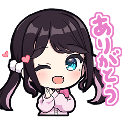 Nazuna Kaga Daily Life Stickers.