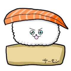 すしブロのあいさつスタンプ
