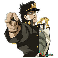 Jojo No 3 Jotaro S Team Line Stickers Line Store