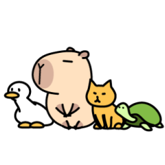 Pipi Capybara animated