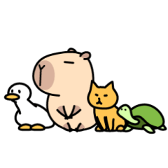 Pipi Capybara animated