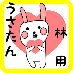 white nabbit sticker for hayasi