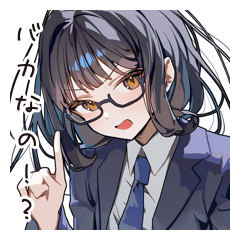 Snarky Tutor Girl Stickers