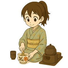 お稽古女子_茶道