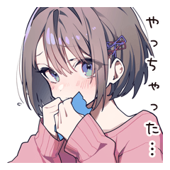 Clumsy Natural Junior Sticker
