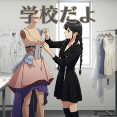 The busy life of a fashion student