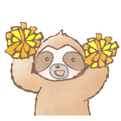 calm sloth sticker2