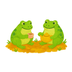 Frogs in the Forest of Yarn