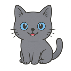 Meow Moods: Russian Blue Edition