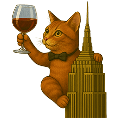 Sommelier Cat Stickers