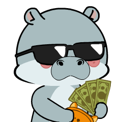 Cute Hippo 2 : Animated Stickers