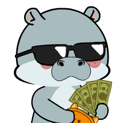 Cute Hippo 2 : Animated Stickers