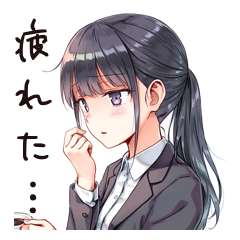 Overworked Shacho-chan Stickers