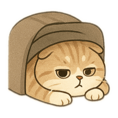 Scottish fold cat a dog