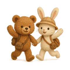 Fluffy Friends Travel Diary