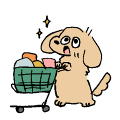 living short legged dogs sticker