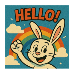 Retro Bunny Talk!