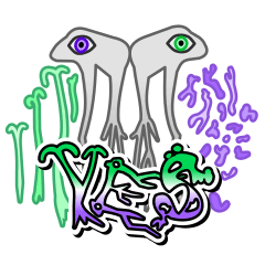 Molting blessing stickers