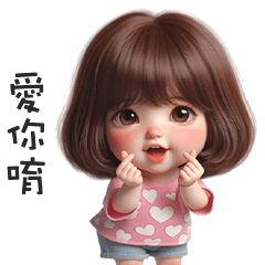 (⁎⁍̴̛ᴗ⁍̴̛⁎)鮑伯頭小女孩愛你唷