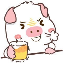 . Piggu's daily tiring life .
