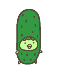 かわいいカッパさんの動くスタンプ4