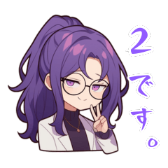 INTP Girl Expression Stickers 2