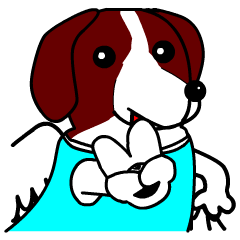 オデコチンという名のおもしろい犬の天使