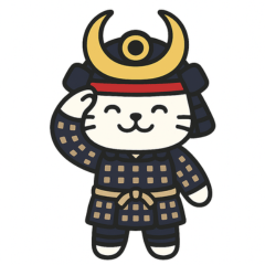 大行日本藝術倉儲武士貓