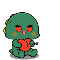 Grumpy Dino 8 : Animated Stickers