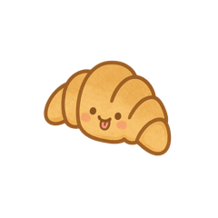 Milk Caramel Roll Cake Stickers