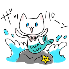 にゃーめいどスタンプカラーバージョン