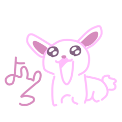 毎日使えるかわいいうさぎスタンプ（自称）