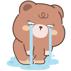 . Beary Brown's daily tiring life .