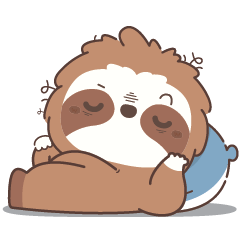 . Slothy's daily tiring life .