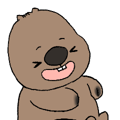 Mr.Wombat Daily Sticker