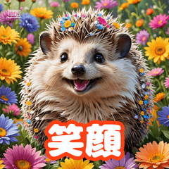 Moody Hedgehog Stickers