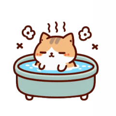 Bath Cat Helpless,
