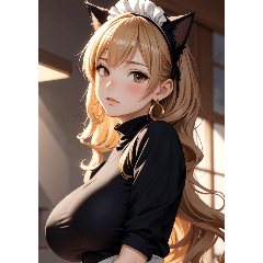 Cat Maid Portrait 2