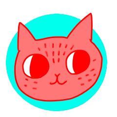 赤い猫ちゃん