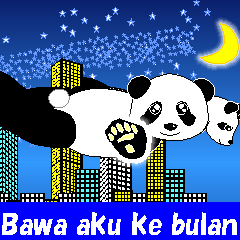 Love Love Panda in Indonesian!