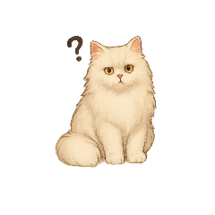 cute milky cat