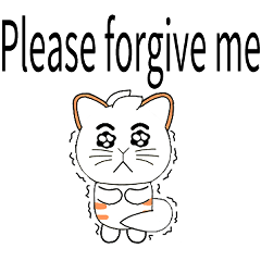 White foxtail cat (English)
